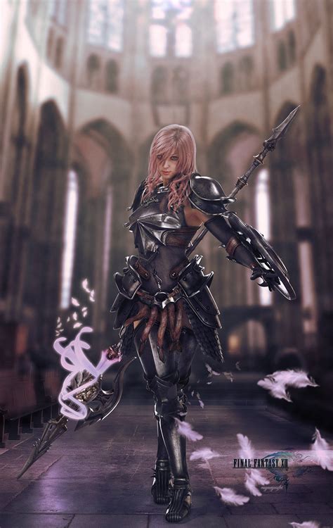 Artstation Final Fantasy Xiii Lightning Fan Art