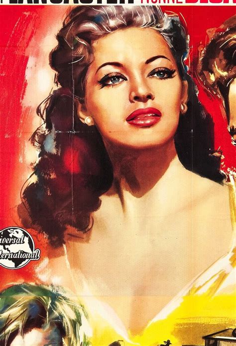 Yvonne ️de Carlo In The Theatrical Poster For Her 1949 Film Criss Cross