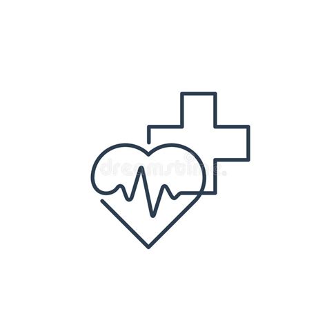Soins De Santé Et Concept Médical De Logo Et Dicône Coeur Et Croix
