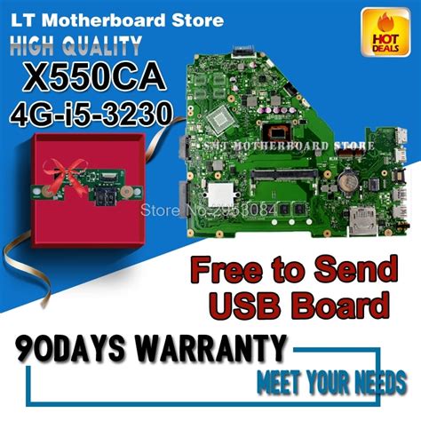 For Asus X550c A550c X550ca X550cc 4g I5 3230 Laptop Motherboard System