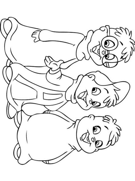 Alvin And The Chipmunks Coloring Pages Download And Print