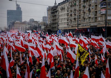 thousands join nationalist march on polish independence day ap news