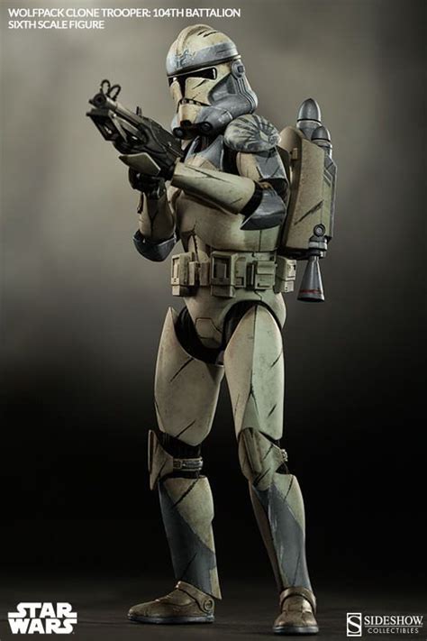 Star Wars Wolfpack Clone Trooper 104th Battalion Sixth Scal Star