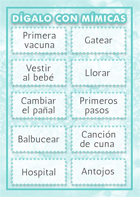 Juegos para baby shower divertidos y originales en español. Resultado de imagen para juegos para baby shower mixto ...