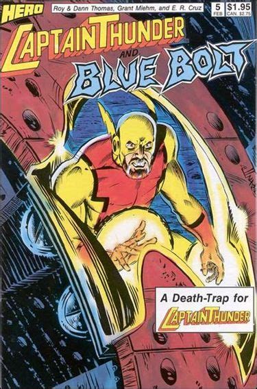 Captain Thunder And Blue Bolt 5 A Feb 1988 Comic Book By Hero Comics