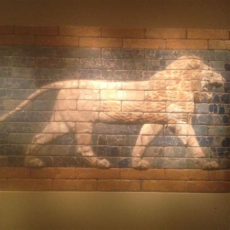 Assyrian Lion From Babylon Babylon Art Lions
