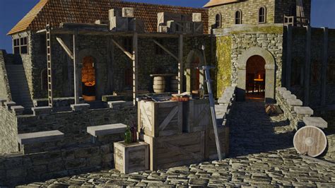 Undead Burg Dark Souls 1 Inspired 3d Scene By Opreadorin1 On Deviantart