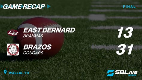 East Bernard Vs Brazos Football Oct 7 2022