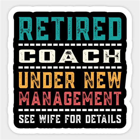 Retired Coach Funny Vintage Retirement T For Men Retired Coach
