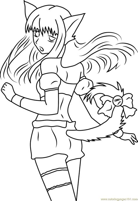 Mew Mew Looking Back Coloring Page For Kids Free Tokyo