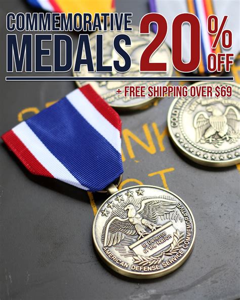 Complete Your Story 20 Off All Commemorative Medals 🎖 Sale Ends July