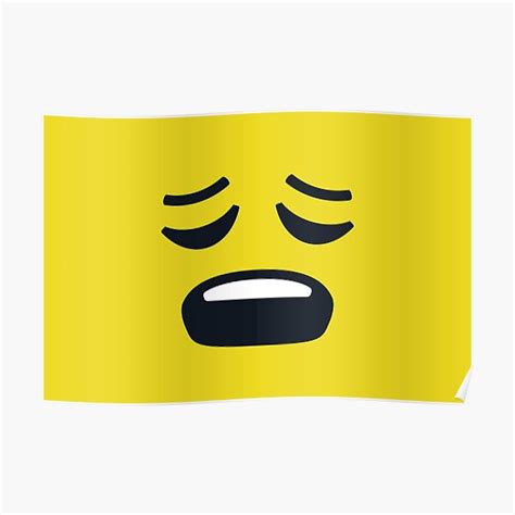 Weary Face Emoji Posters Redbubble