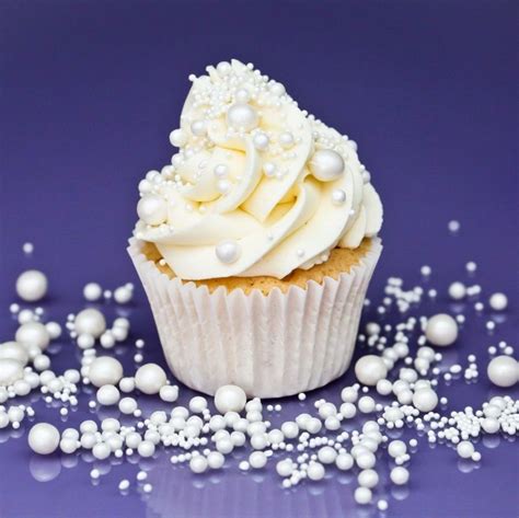 bridal shimmer pearl edible pearl mix vegan pearls vegan sprinkles purple cupcakes