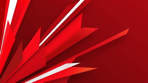 Wallpaper Illustration Abstract Red Flag Circle Shapes Light