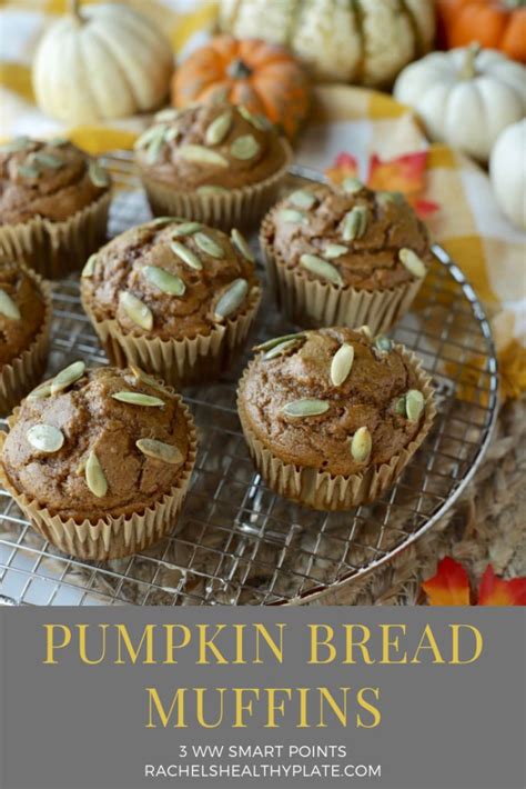 Pumpkin Bread Muffins Rachels Healthy Plate Healthy Plate Healthy