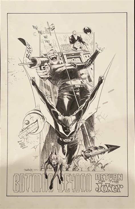 Batman Beyond Return Of The Joker Commission Original Art In Michael