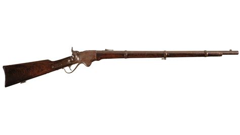 Civil War Spencer Model 1860 Repeating Rifle Rock Island Auction