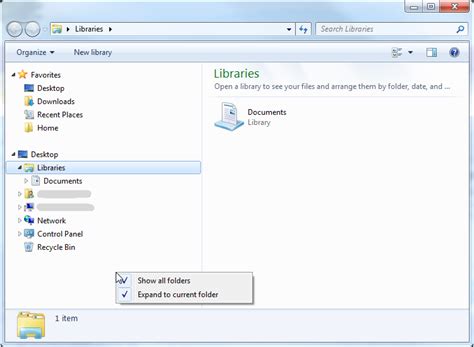 Windows 7 Libraries Disappeared From Navigation Pane Super User