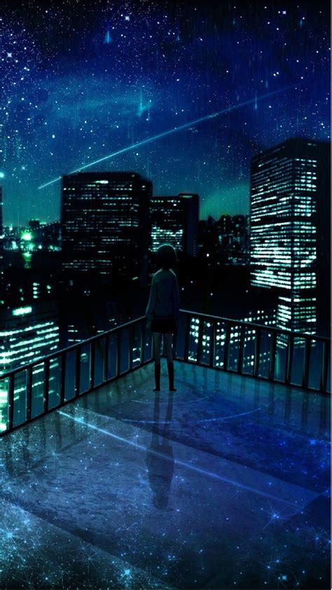 Girl Looking At Falling Star 4k Hd Android And Iphone Wallpaper