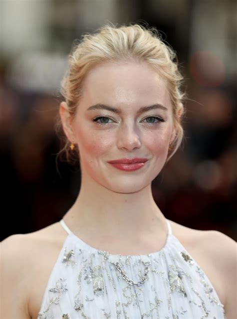 Emma Stone With Her Natural Hair Color Celebrity Natural Hair Color Popsugar Beauty Photo 9