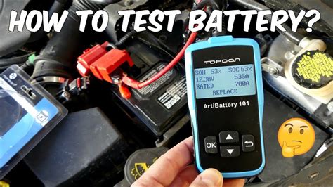 Before you run out and buy a new one, there are a couple of quick checks you can perform at home. HOW TO TEST CAR BATTERY with TOPDON Battery Tester - YouTube