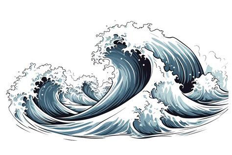 Nature Ocean Wave Sea Ai Free Photo Illustration Rawpixel