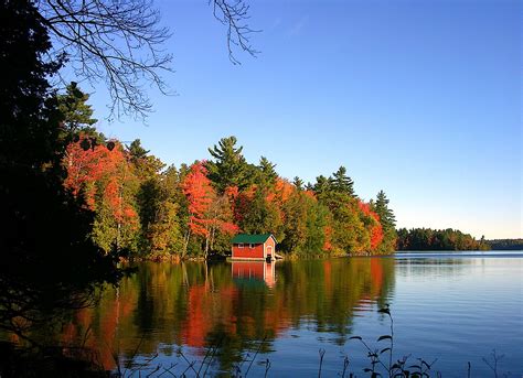 Echo Lake Fayette Maine Early Fall Echo Lake Places To Visit