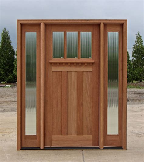 Craftsman Style Doors And Sidelights