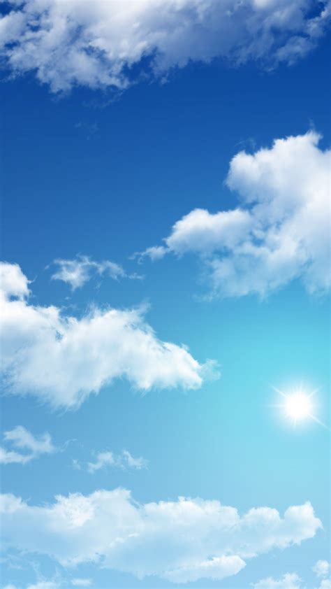 Sunny sky | iPhone Wallpapers