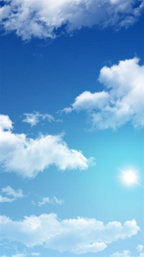 Sunny Sky Iphone Wallpapers