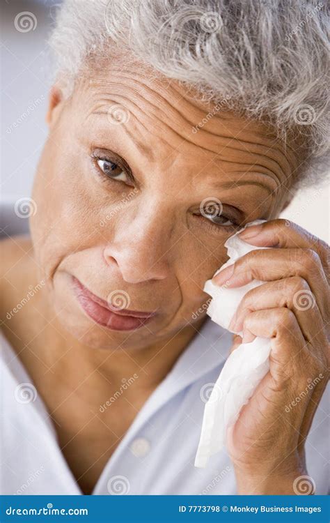 Woman Wiping Away Tears Royalty Free Stock Photos Image 7773798