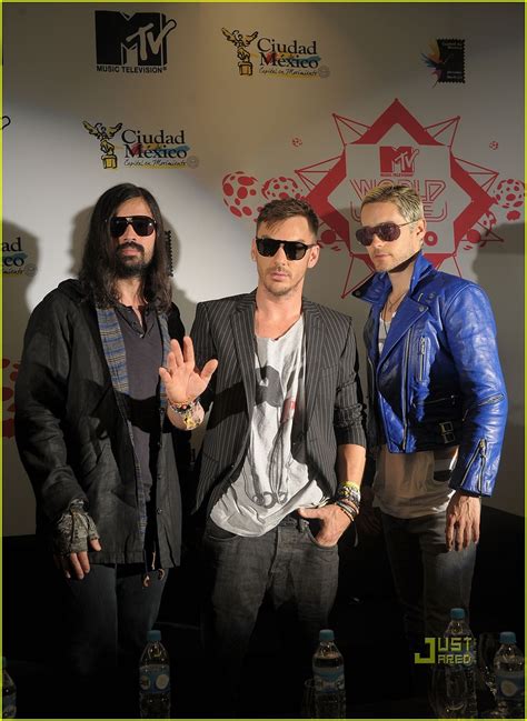 Jared Leto World Stages With 30 Seconds To Mars Bandmates Photo 2475397 Jared Leto Photos