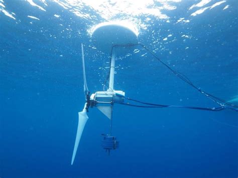 Ocean Current Turbine Towing Experiment Image Okinawa Institute Of