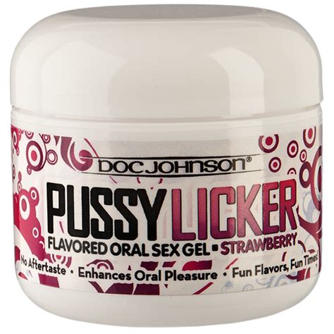 Pussy Licker Flavored Oral Sex Gel Strawberry 2oz Rekindle Your Monogamy