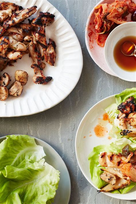 Wasn't saying it was invented for keto but stuff like using fried cheese at a tortilla is definitely a keto thing. Chicken and Mushroom Bulgogi Lettuce Wraps Recipe | Recipe ...
