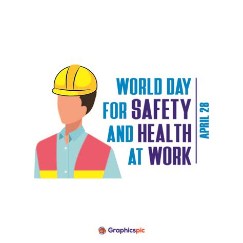 World Day For Safety And Health At Work 28 April Illustration Free