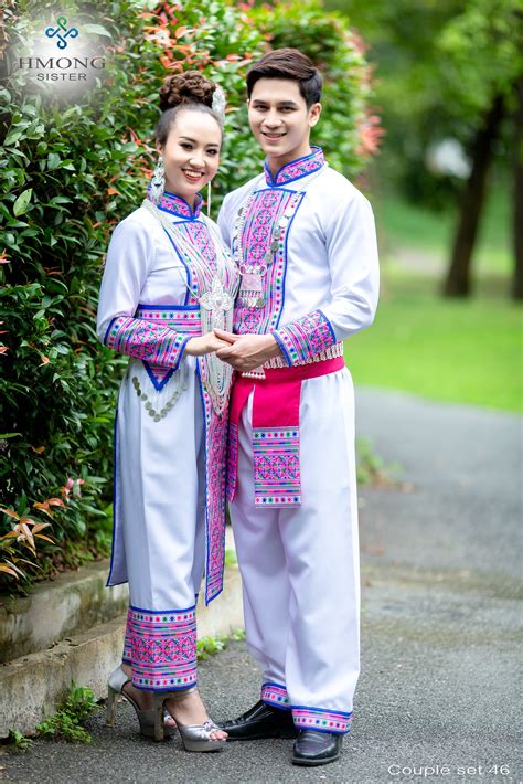 Hmong Sister Couple Set Cp45 Hmong Clothes Hmong Fashion Diy Hmong