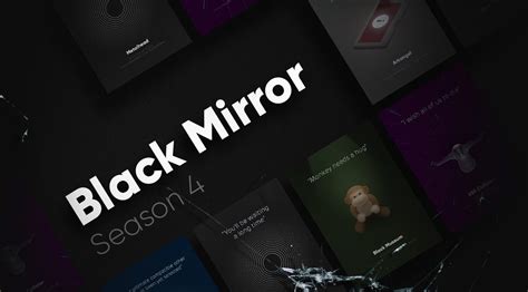 1 2 3 4 5. Black Mirror - Animated Posters of Season 4