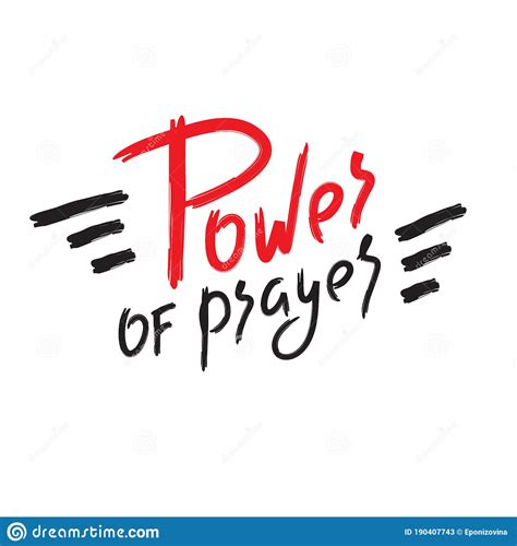 Pop Power Of Prayer Word Cloud Concept Background Stock Image