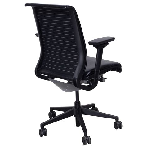 A highly adjustable chair, think is available in a variety of materials, colors and customizable features so you can get a product that's perfect for you. Steelcase Think Used Leather Task Chair, Black - National ...