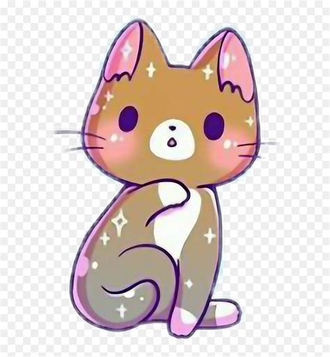 Kawaii Cute Cat Kittens Cats Catlove Report Kawaii Neko Cute Cat Drawing Hd Png Download Vhv