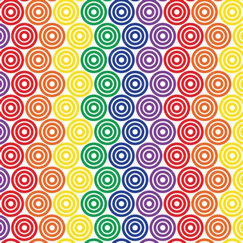 Premium Vector Rainbow Color Circle Pattern Background Concentric