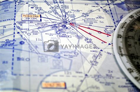 Air Navigation Chart By Fer737ng Vectors And Illustrations Free Download