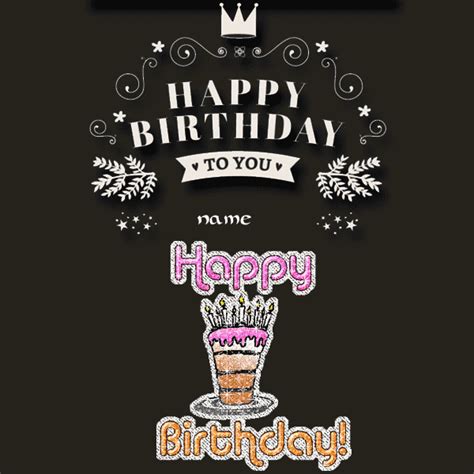 Greet your wife a happy birthday by sending her a message that fully expresses what is in your heart. write name on gif photo happy birthday wishes | namegif.com