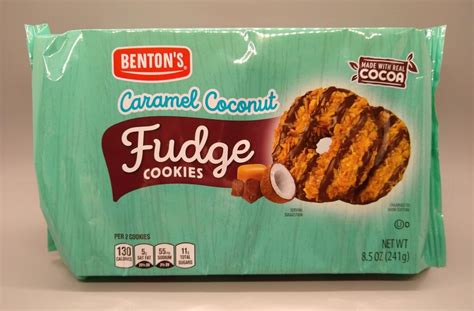 Bentons Caramel Coconut Fudge Cookies Aldi Reviewer