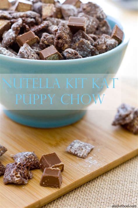 I had it for the first time over the years we've created our own family recipe, while staying true to the original on the side of the box of rice chex (called muddy buddies). Nutella Kit Kat Puppy Chow | Puppy chow recipes, Sweet ...