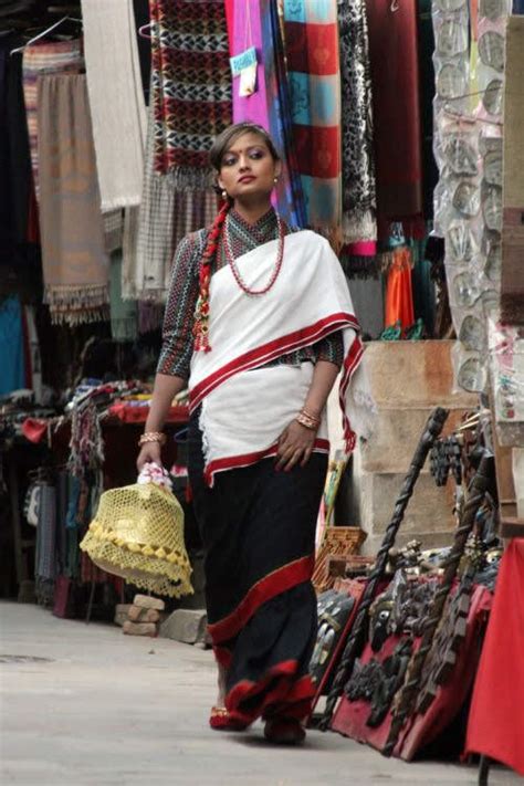 traditional dress in newar girls