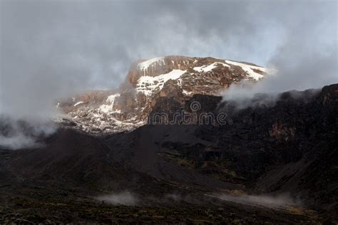 Mount Kilimanjaro Stock Photo Image Of Clouds Africa 58471948