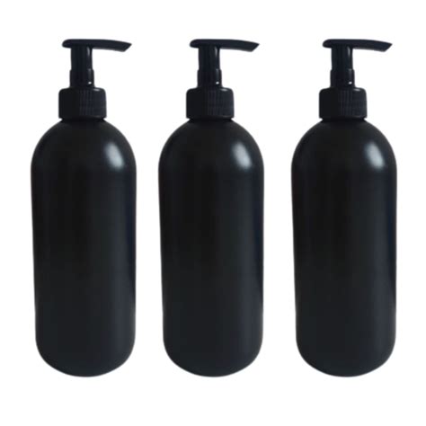 Характеристики Флакон бутылка 500 мл HDPE с дозатором черного цвета