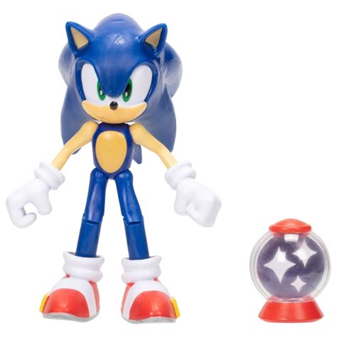 Sonic The Hedgehog 10cm Sonic With Invincible Item Box Smyths Toys Uk